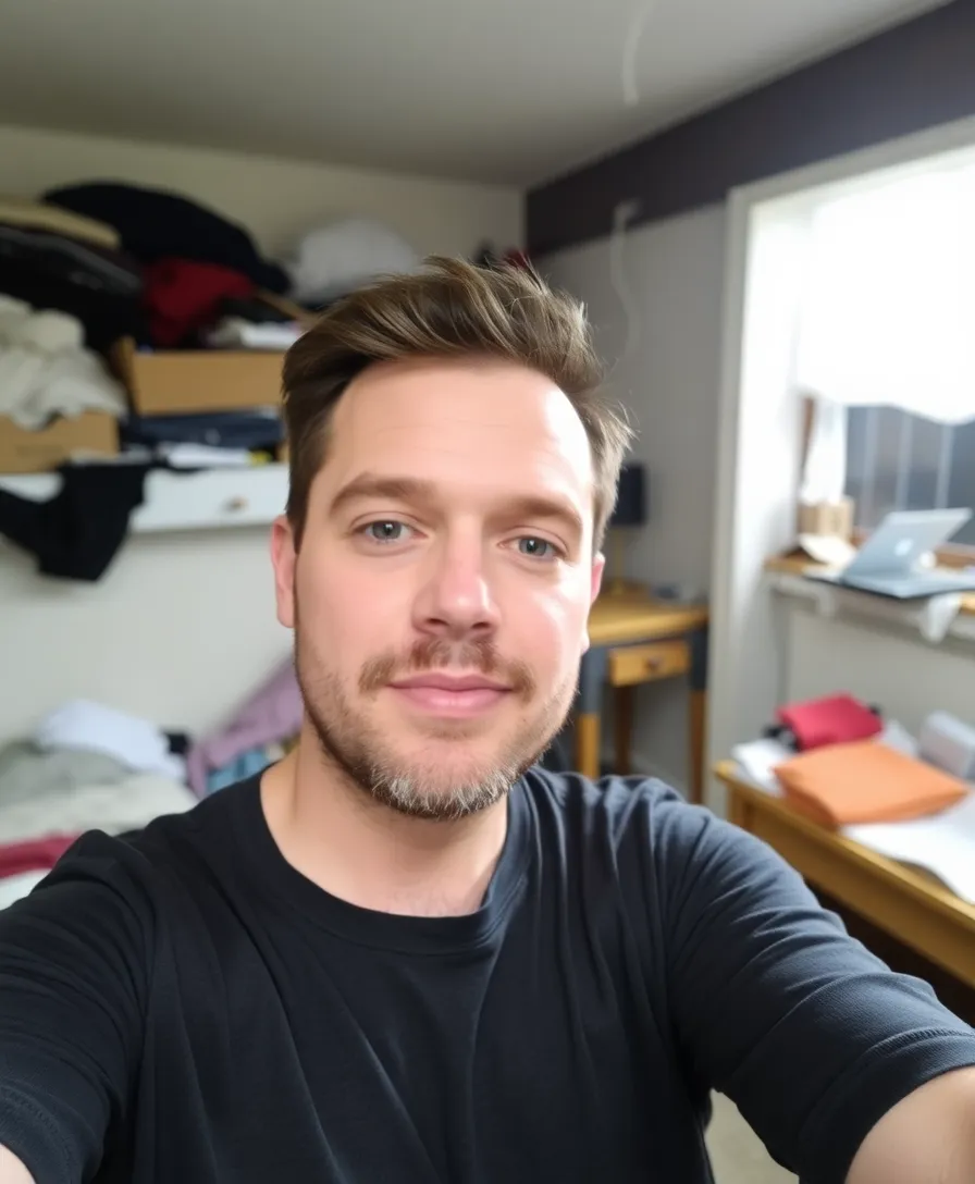 Before: Casual selfie